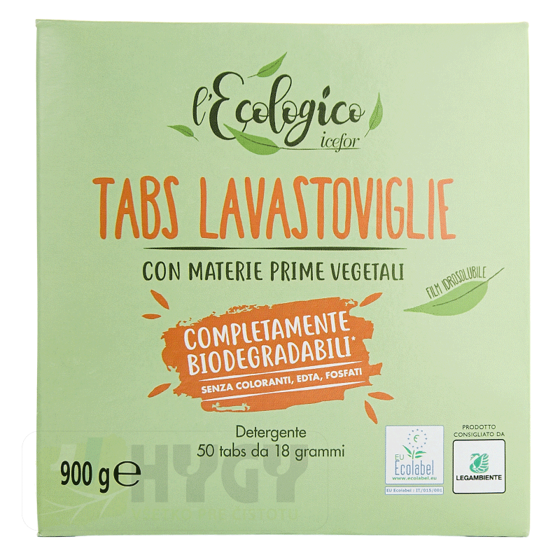 Ekologické tablety do umývačky riadu L’ECOLOGICO 50 ks