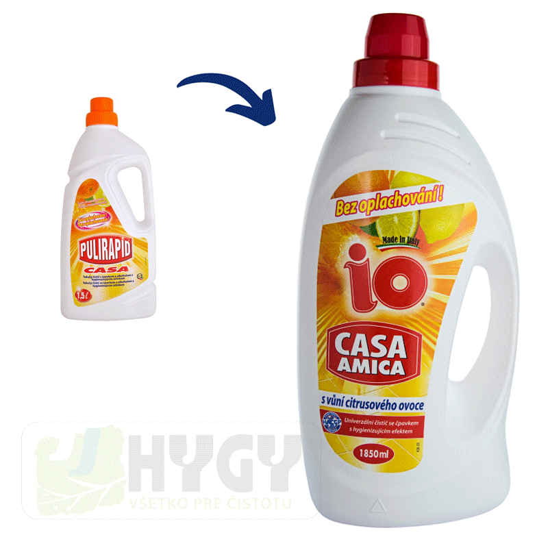 IO CASA AMICA (ekv. PULIRAPID CASA) univerzálný čistič 1850 ml