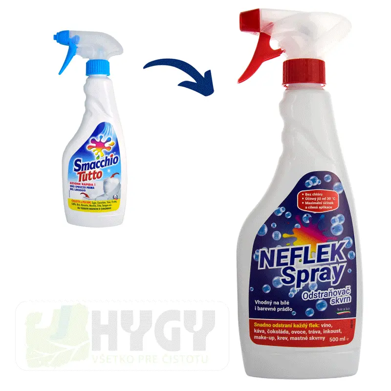NEFLEK SPRAY odstraňovač škvŕn (ekv. NEFLEK SMACCHIO TUTTO) 500 ml