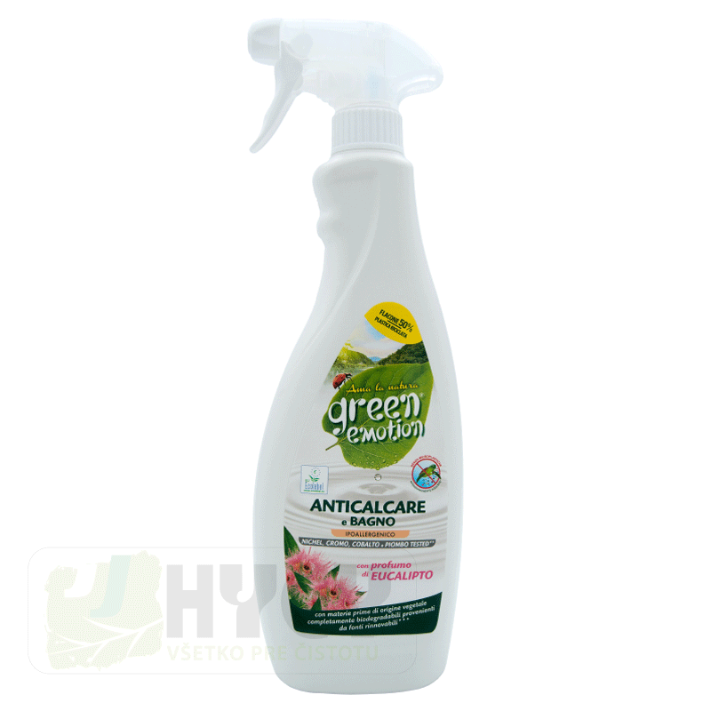 green emotion ANTICALCARE e BAGNO hypoalergénny čistič kúpeľní (ekv. WINNI´S BAGNO) 750 ml