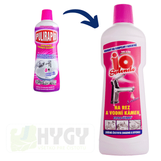 IO SPLENDO Aceto na vápenaté usadeniny s prírodným octom (ekv. Pulirapid Aceto) 750 ml