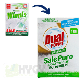 DUAL Power Soľ do umýv.Riadu 1 kg 