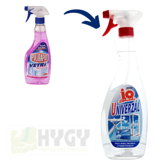 IO SPLENDO UNIVERZÁL Univerzálny čistič na sklenené povrchy  (ekv. PULIRAPID VETRI) 750 ml