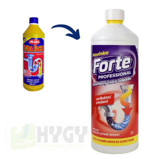 FORTE čistič odpadov (ekv. Stura Facile) 1l NEPOSIELAME KURIÉROM (LEN OSOBNÝ ODBER) a NA IČO